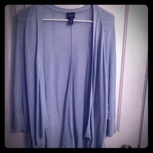 Chico's Light Blue Cardigan size 2 (Large)